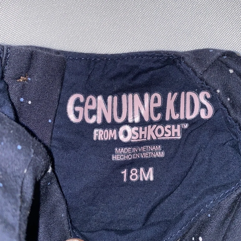 OshKosh b'gosh‎ North Woods Landscape and Starry Sky Dress 18 months